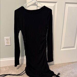 Elegant Black Long Sleeve Dress